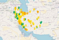 باز هم تهران در دسته شهر های آلوده جهان