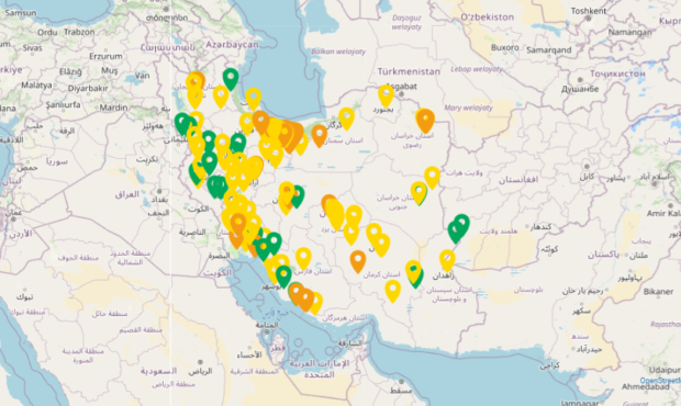 باز هم تهران در دسته شهر های آلوده جهان